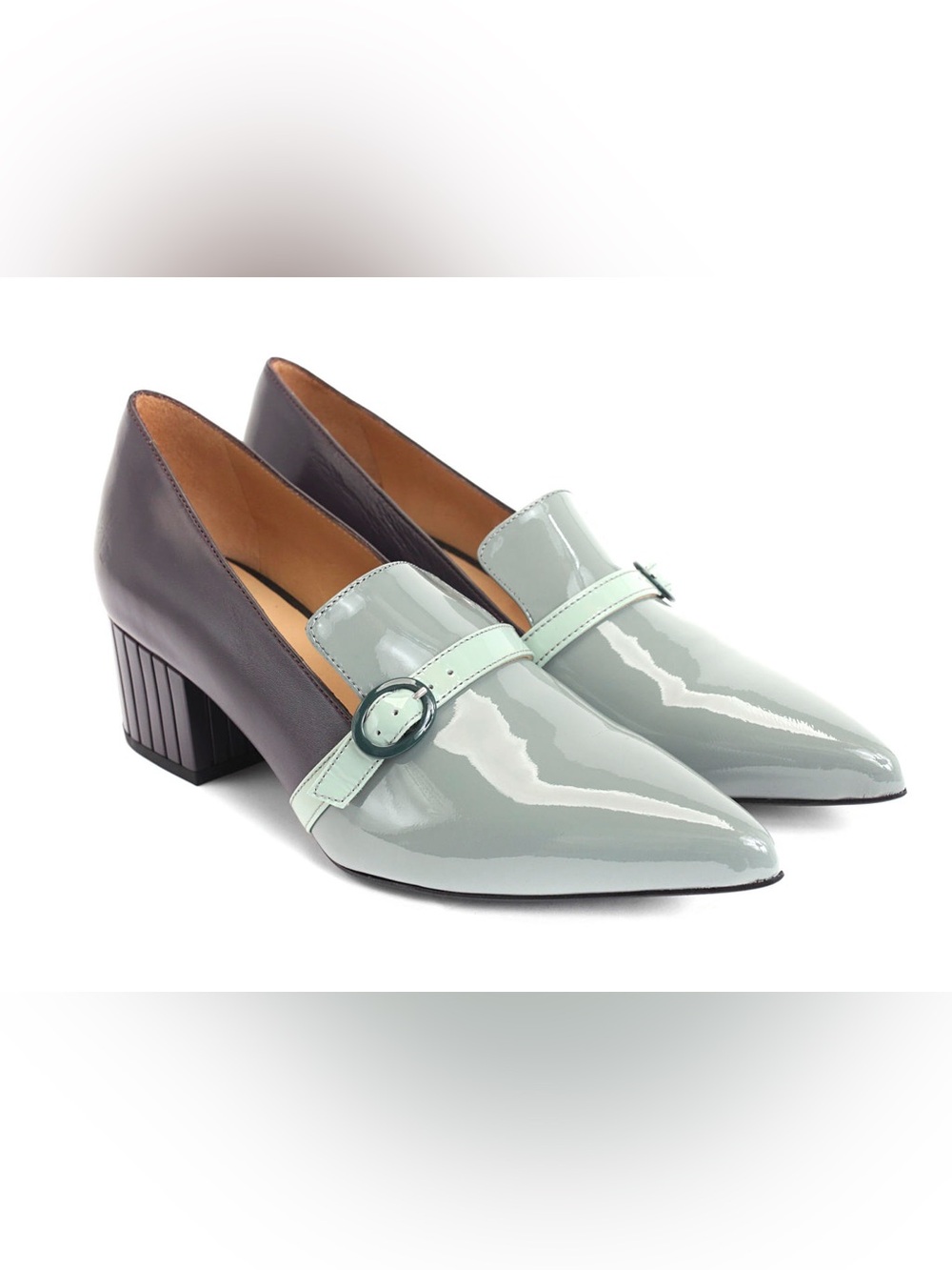 Fluevog Gigi Patent Block heels